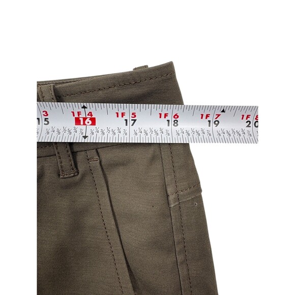 Eddie Bauer Shaw Stretch Cotton Chino Pants Mushroom Brown Straight Leg 12 - Picture 12 of 16